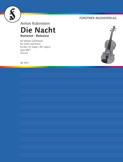 Die Nacht Es-Dur op44,1  für Violine und Klavier  