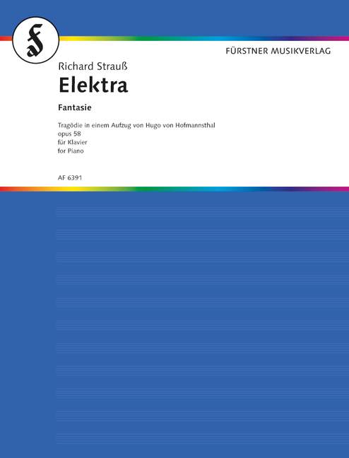 Elektra Fantasie op. 58&nbsp;&nbsp;für Klavier&nbsp;&nbsp;