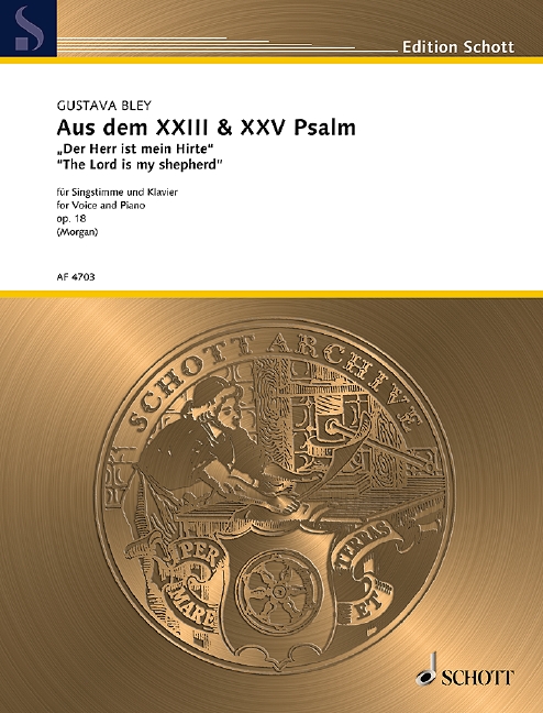 AF4703  Aus dem XXIII & XXV Psalm op.18  für Gesang und Klavier  