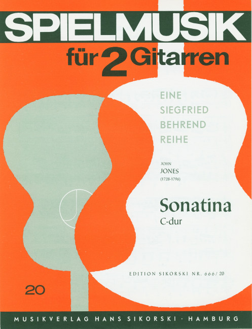 Sonatina C-Dur&nbsp;&nbsp;für 2 Gitarren&nbsp;&nbsp;Partitur und Stimme