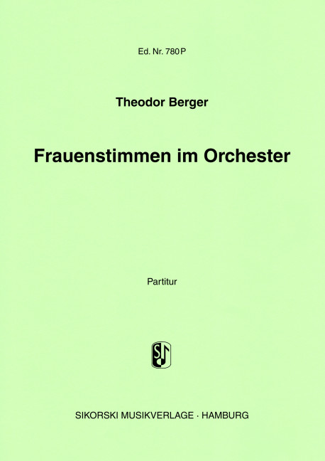 Frauenstimmen im Orchester&nbsp;&nbsp;&nbsp;&nbsp;Partitur