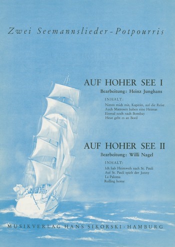 : Auf hoher See  Potpourri  Gesang, Klavier