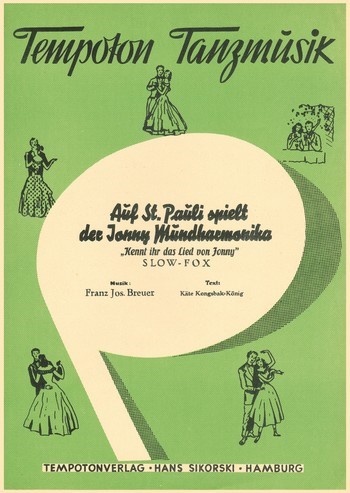 Auf St. Pauli spielt der Jonny Mundharmonika  Slow-Fox  Gesang, Klavier