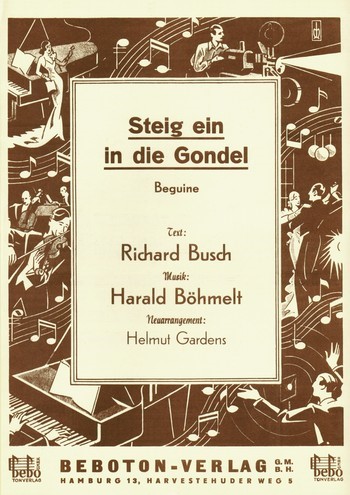 Steig' ein in die Gondel: für Gesang und Klavier&nbsp;&nbsp;&nbsp;&nbsp;