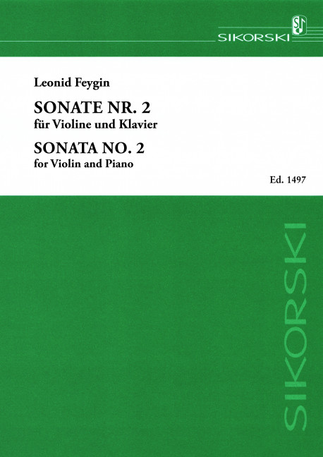 Sonate Nr.2&nbsp;&nbsp;für Violine und Klavier&nbsp;&nbsp;