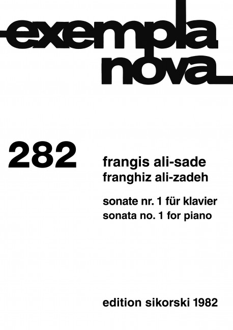 Sonate Nr.1  für Klavier  