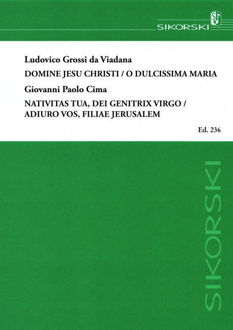 4 geistliche Konzerte für hohe Stimme und Bc    