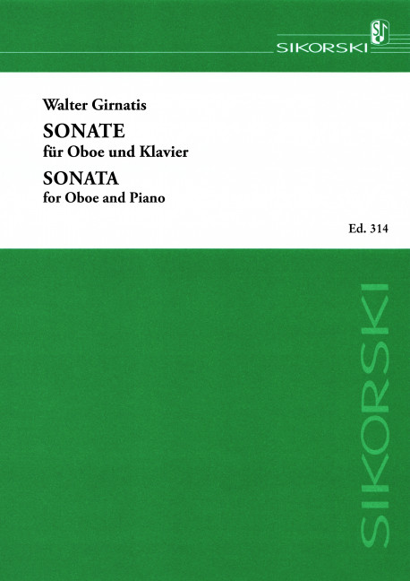 Sonate für Oboe und Klavier    