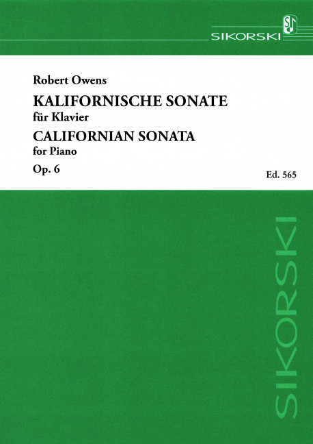 Kalifornische Sonate  für Klavier  