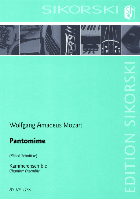 Pantomime KV446 für&nbsp;&nbsp;Kammerensemble,  Partitur&nbsp;&nbsp;Schnittke, Alfred, Rekonstruktion