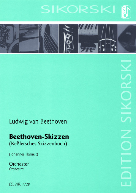 Beethoven-Skizzen für Orchester  Partitur  