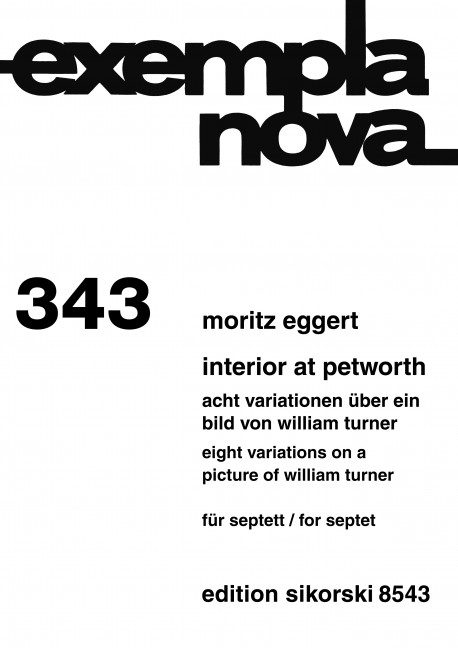 Interior st Petworth für 7 Instrumente  Partitur  