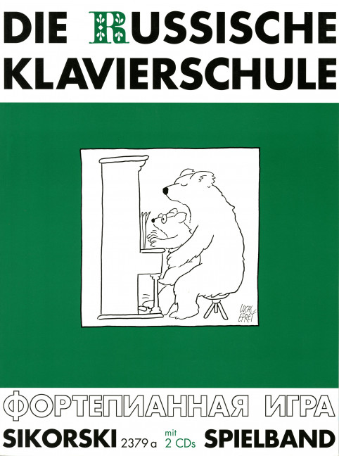 Die russische Klavierschule - Spielband (+2 CD's)&nbsp;&nbsp;für Klavier&nbsp;&nbsp;