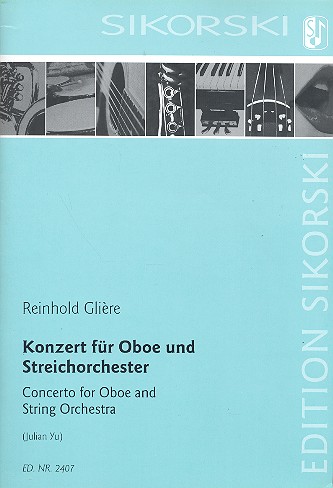Konzert  für Oboe und Streichorchester  Partitur