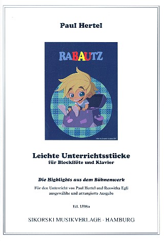 Rabautz für Blockflöte und Klavier    