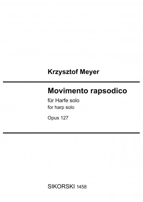 Movimento rapsodico op.127  für Harfe  