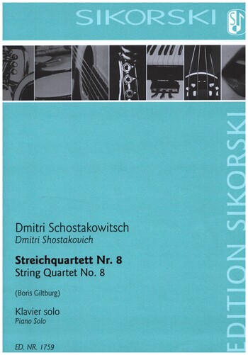 Streichquartett Nr.8  für Klavier  