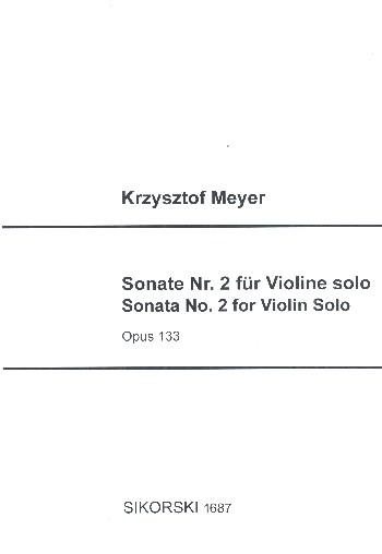 Sonate Nr.2 op.133  für Violine  