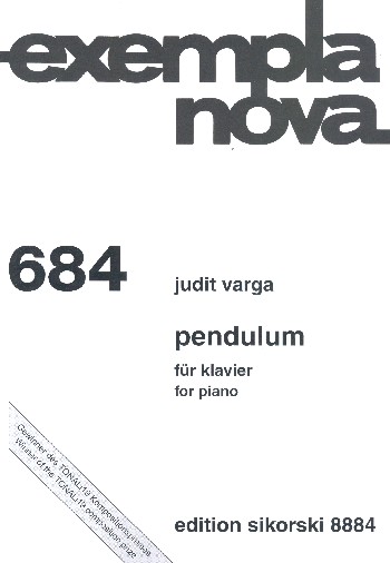 Pendulum:&nbsp;&nbsp;für Klavier&nbsp;&nbsp;