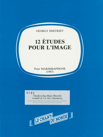 12 Etüden für Marimba&nbsp;&nbsp;&nbsp;&nbsp;