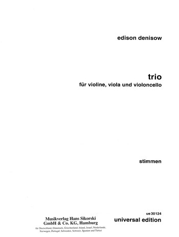 Trio für Streichtrio&nbsp;&nbsp;Stimmen&nbsp;&nbsp;