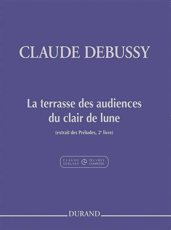 La terrasse des audiences du clair de lune  pour piano  