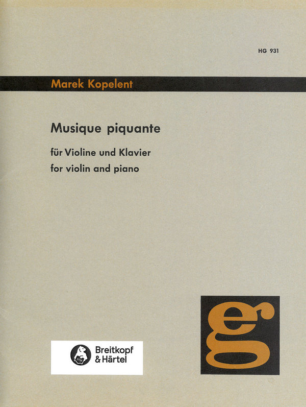 Musique Piquante  für Violine und Klavier  