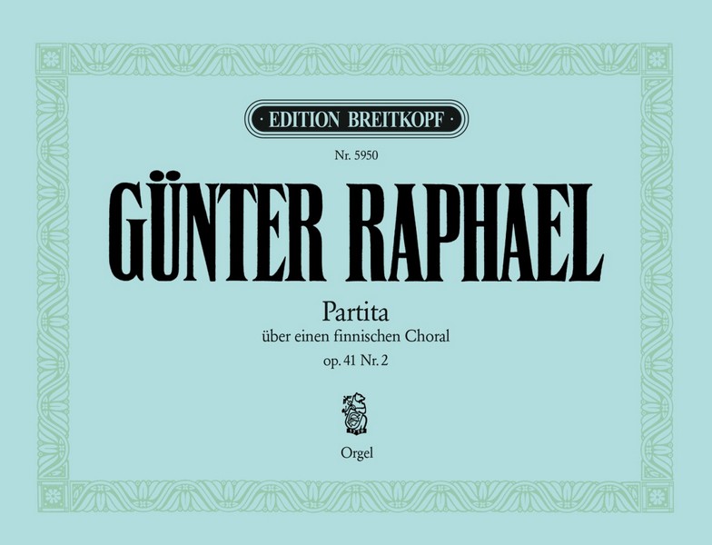 Partita über einen finnischen Choral op.41,2  für Orgel  
