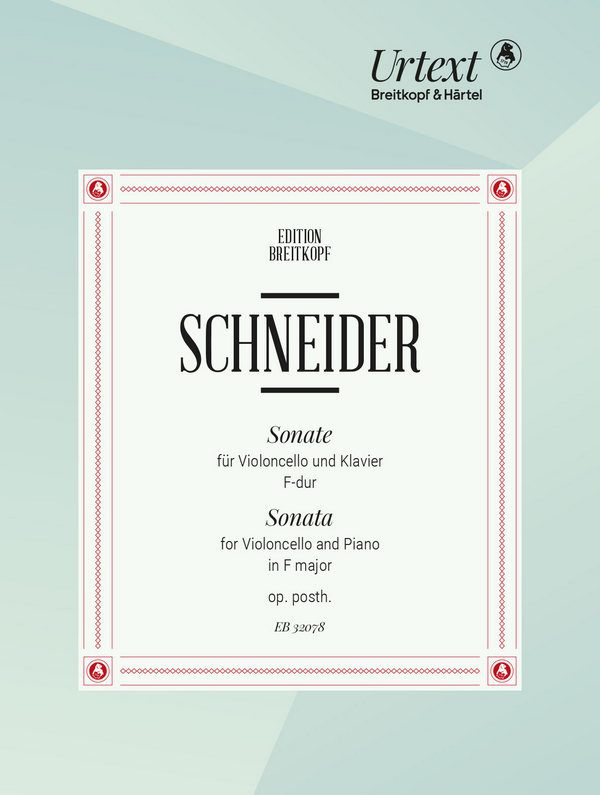 Sonate F-Dur  für Violoncello und Klavier  