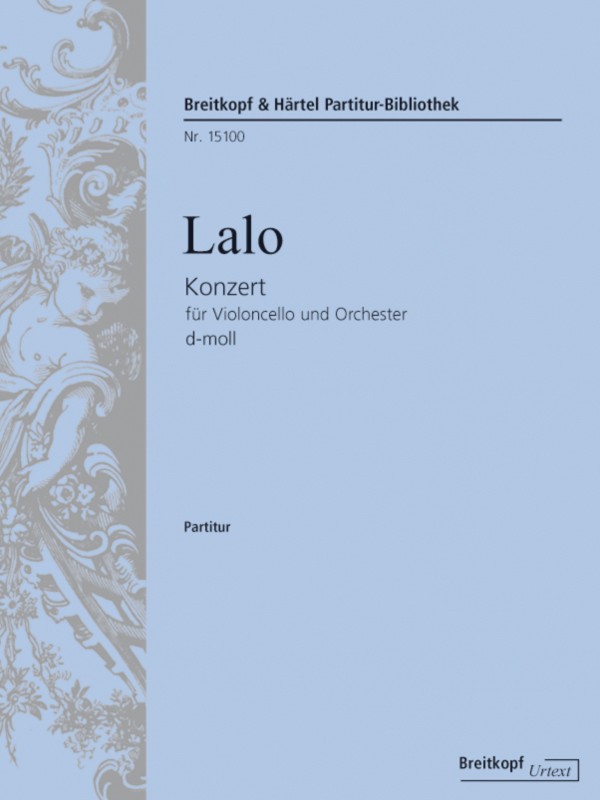 Konzert d-Moll  für Violoncello und Orchester  Partitur