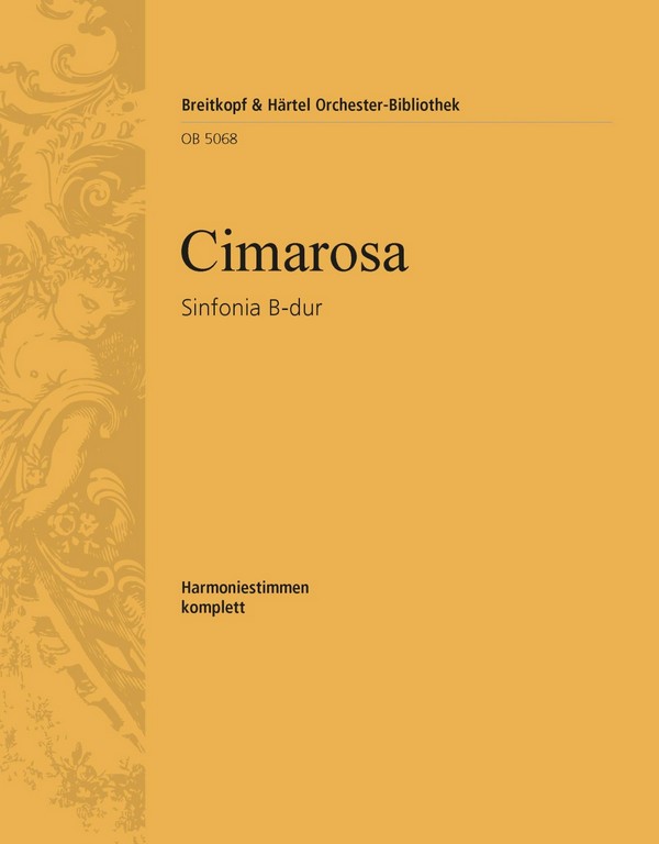Sinfonia B-dur&nbsp;&nbsp;für Orchester&nbsp;&nbsp;Harmonie