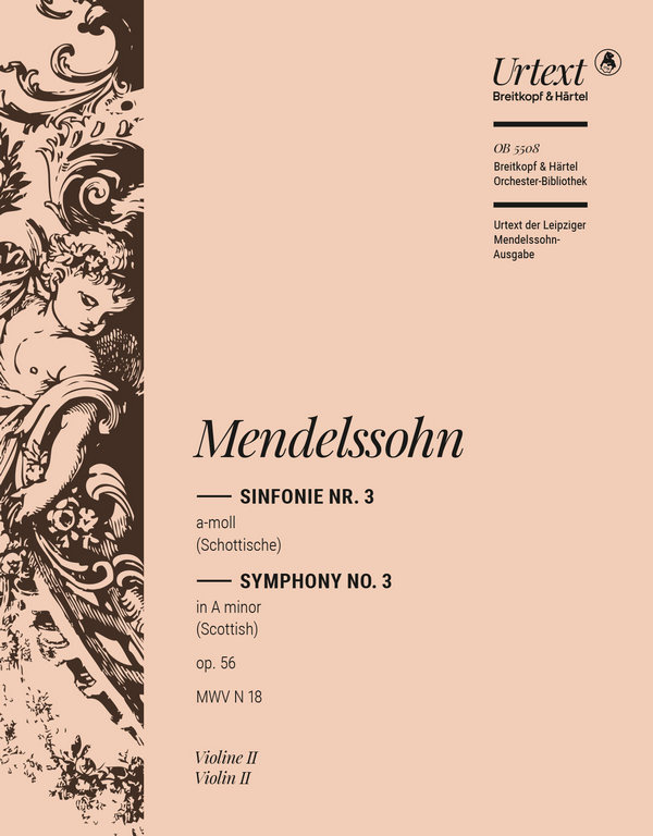 Sinfonie a-Moll Nr.3 op.56&nbsp;&nbsp;für Orchester&nbsp;&nbsp;Violine 2