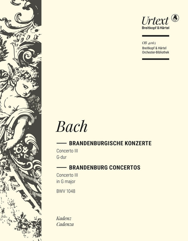 Brandenburgisches Konzert G-Dur Nr.3 BWV1048&nbsp;&nbsp;für Streicher&nbsp;&nbsp;Kadenz