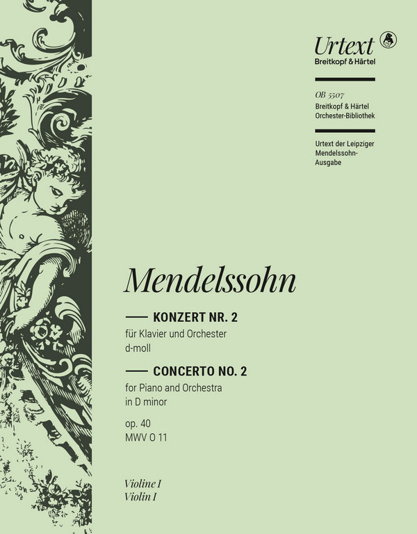 Konzert d-Moll Nr.2 op.40&nbsp;&nbsp;für Klavier und Orchester&nbsp;&nbsp;Violine 1
