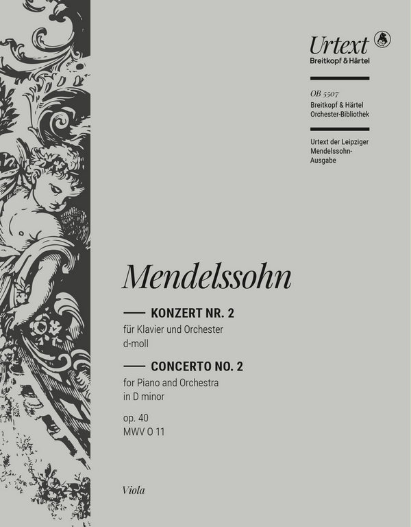 Konzert d-Moll Nr.2 op.40&nbsp;&nbsp;für Klavier und Orchester&nbsp;&nbsp;Viola