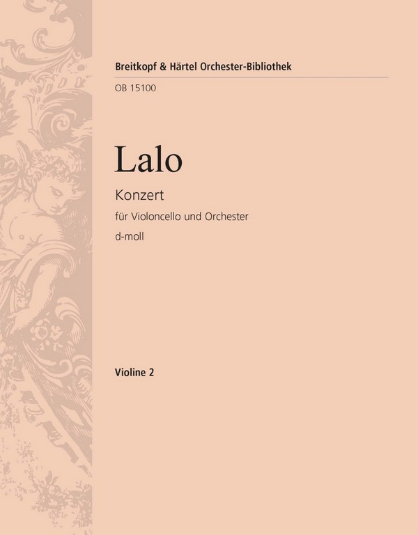 Konzert d-Moll  für Violoncello und Orchester  Violine 2