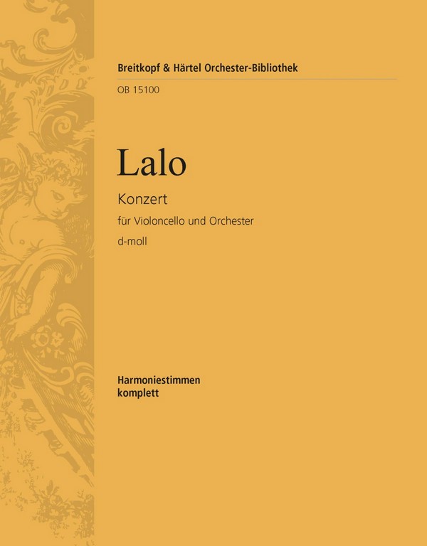 Konzert d-Moll  für Violoncello und Orchester  Harmonie