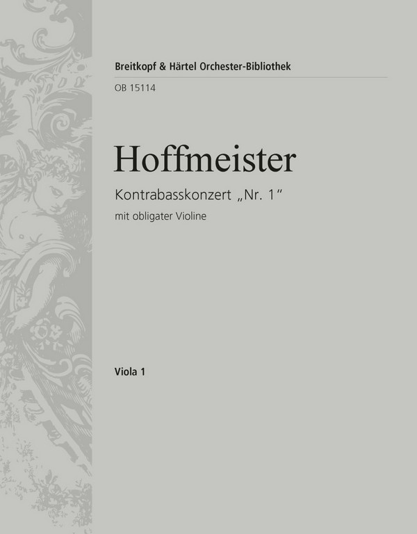 Konzert D-Dur Nr.1&nbsp;&nbsp;für Kontrabass und Orchester (mit obligater Violine)&nbsp;&nbsp;Viola