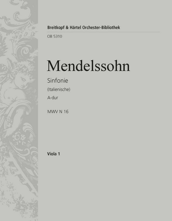 Sinfonie A-Dur Nr.4 op.90&nbsp;&nbsp;für Orchester&nbsp;&nbsp;Viola