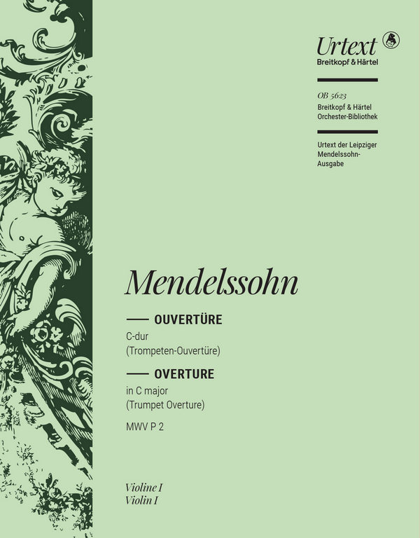 Mendelssohn-Bartholdy, Felix, Ouvertüre C-Dur [op. 101] MWV P 2&nbsp;&nbsp;Orchester&nbsp;&nbsp;Violine 1