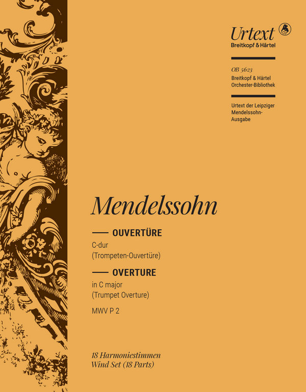 Mendelssohn-Bartholdy, Felix, Ouvertüre C-Dur [op. 101] MWV P 2&nbsp;&nbsp;Orchester&nbsp;&nbsp;Harmoniestimmen