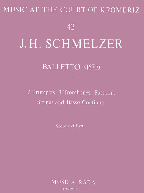 Balletto (1670)  für 6 Bläser, Streicher und Bc  