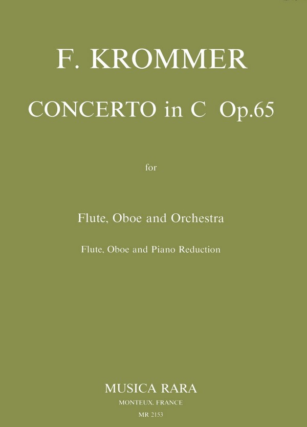 Concertino C-Dur op.65  für Flöte, Oboe und Orchester  für Flöte, Oboe und Klavier Stimmen