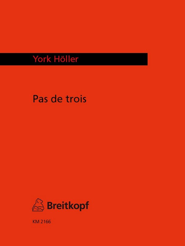 Pas de Trois  für Viola, Violoncello und Kontrabass  Partitur