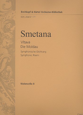 Die Moldau&nbsp;&nbsp;für Orchester&nbsp;&nbsp;Violoncello 2