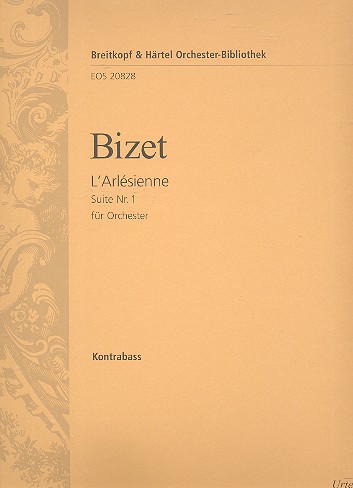 L'Arlésienne Suite No.1  für Orchester  Kontrabass