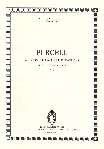 Ode zum St. Cecilia's Day 1683&nbsp;&nbsp;für Soli, gem Chor, Streicher und Bc&nbsp;&nbsp;Viola