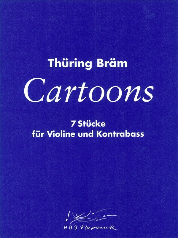 Cartoons 7 Stücke  für Violine und Kontrabass  2 Spielpartituren