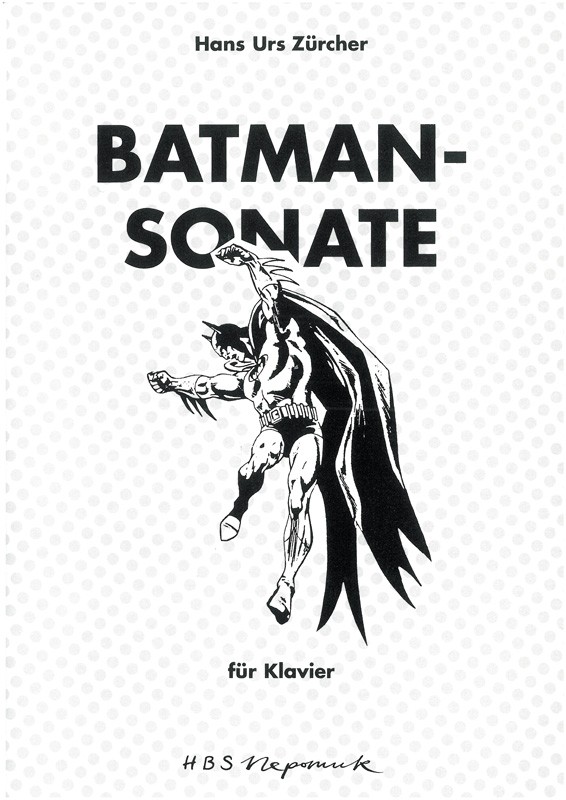 Batman Sonate  für Klavier  