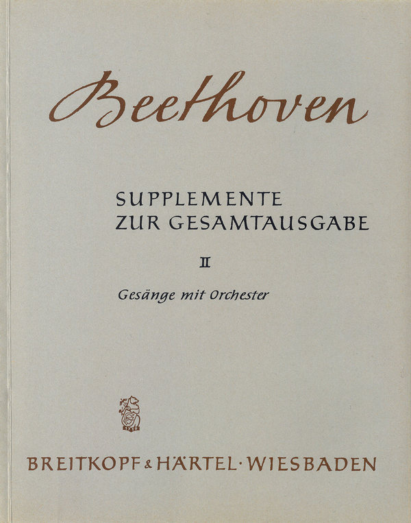 Supplemente zur GA 2&nbsp;&nbsp;&nbsp;&nbsp;Gesamtausgabe